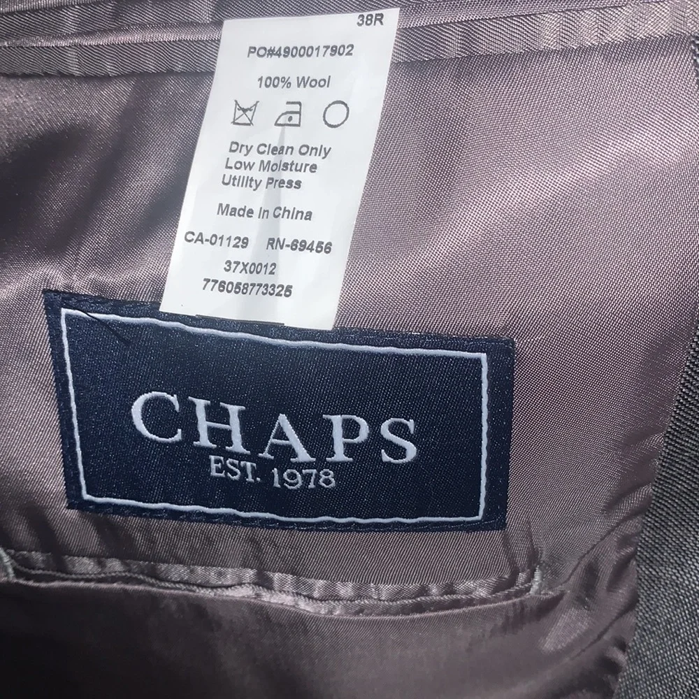 Chaps Wool Two Button Sport Coat